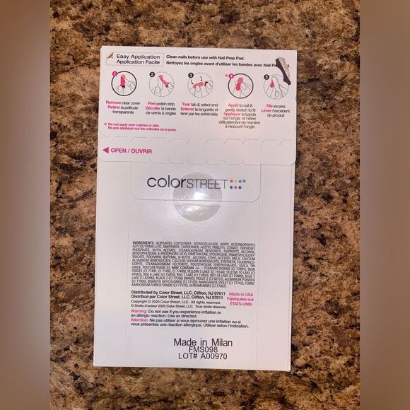 Color Street Nail Polish Strips- Made in Milan - Picture 2 of 2